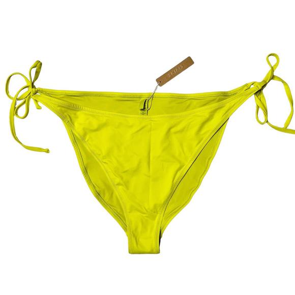 NWT Skims Signature Swim Dipped Tie Bikini Bottoms Citrus Women's 4X - Picture 1 of 7